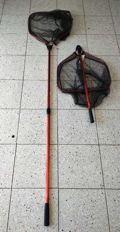 Guadino Sert Fishing Epuisette Fixe Carnassier Rub'Net Red